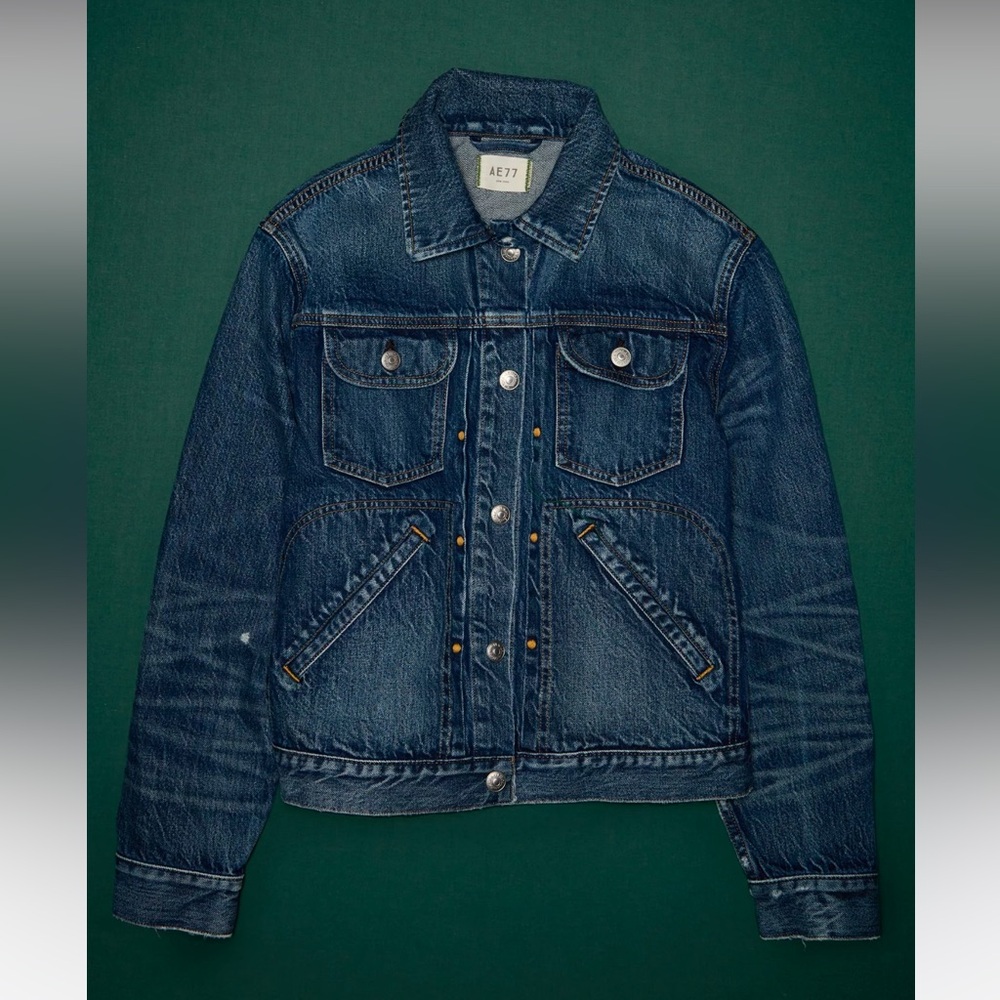 AE77 Premium Shrunken Denim Jacket